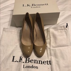 L.K. Bennett espadrille wedge